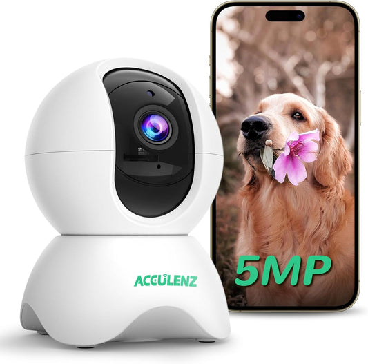 🔥BOGO🔥  5MP HD Pet Camera Indoor 2.5K, 2.4GHz WiFi Camera