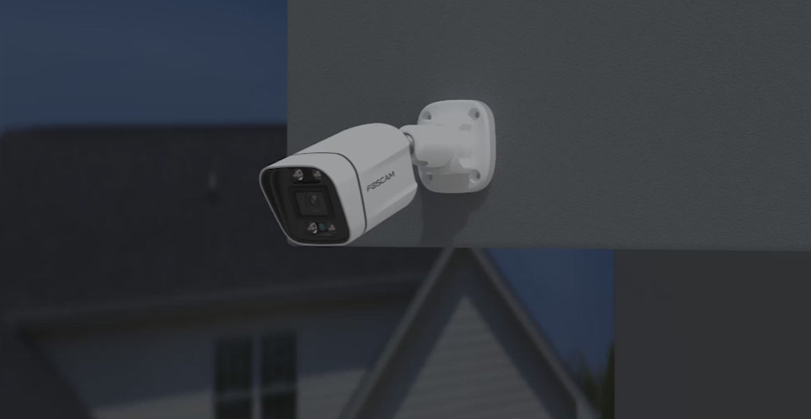 Foscam - Caméra IP PoE extérieure Blanc - G4EP - Caméra de surveillance -  LDLC