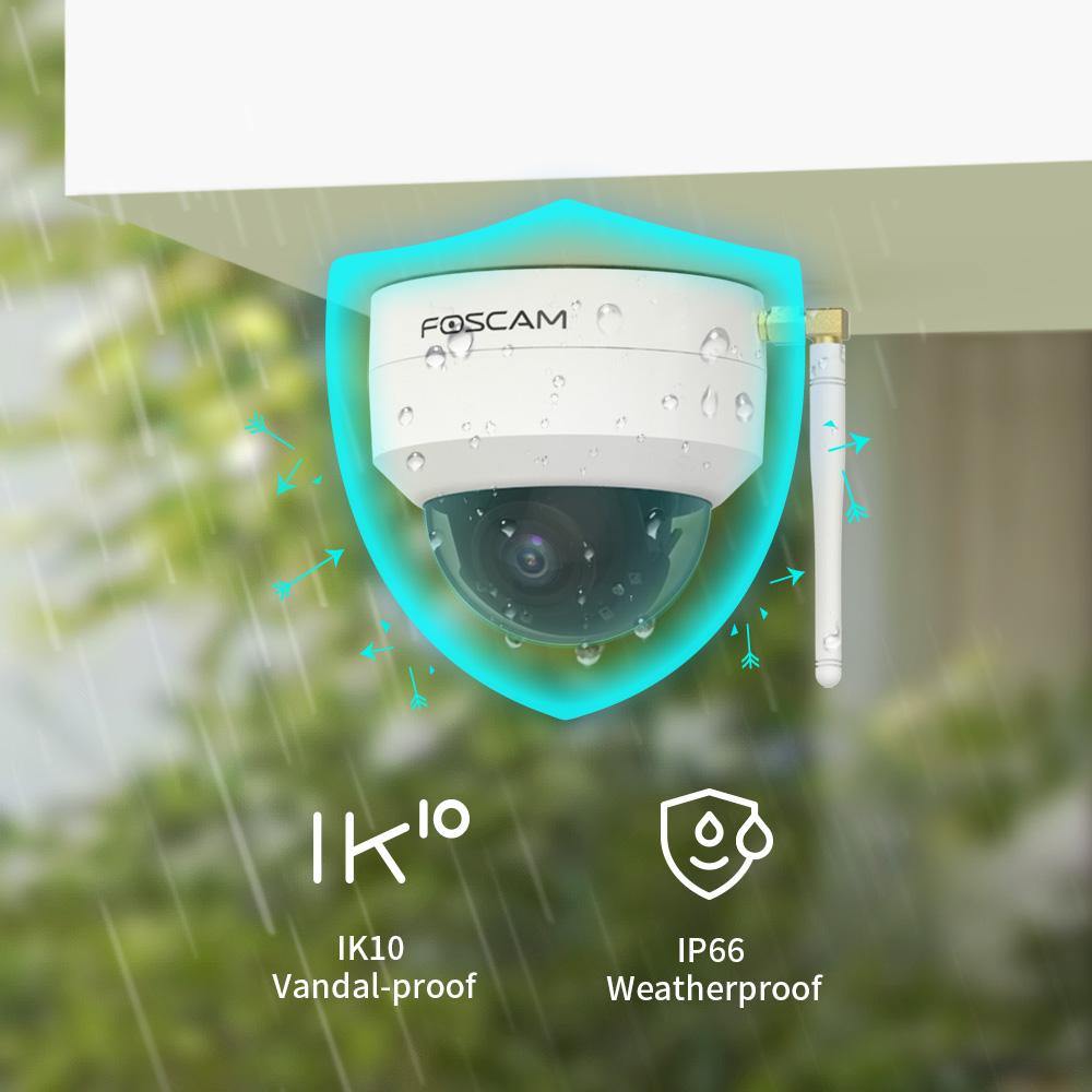 FOSCAM Refurbished VZ4 4X Optical Zoom PT 4MP Outdoor Security WiFi Camera