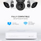 Foscam 5MP HD 8 Channel POE Home Security Camera System,Up To 10TB HDD Capacity
