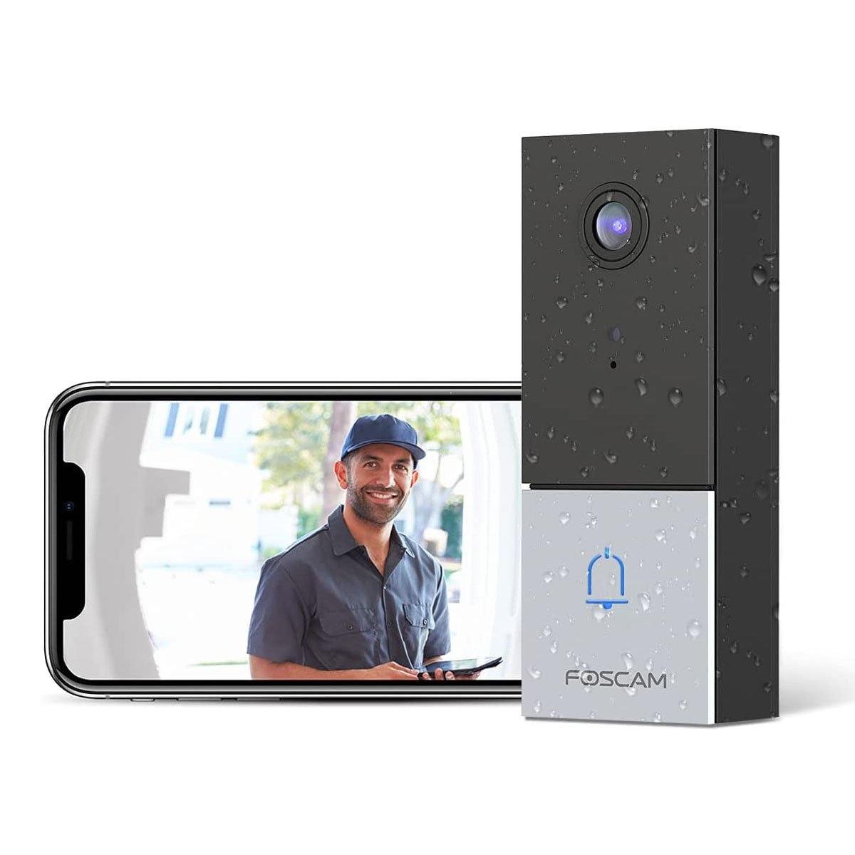 Foscam Refurbished 2K 4MP Video Doorbell Camera