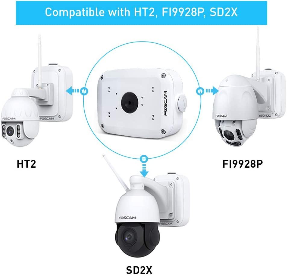 Foscam FAB28S Stainless Steel Waterproof Junction Box for HT2/FI9928P/SD2X WiFi IP Surveillance Camera