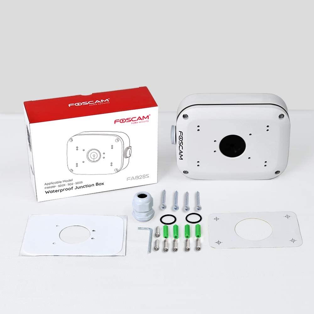 Foscam FAB28S Stainless Steel Waterproof Junction Box for HT2/FI9928P/SD2X WiFi IP Surveillance Camera