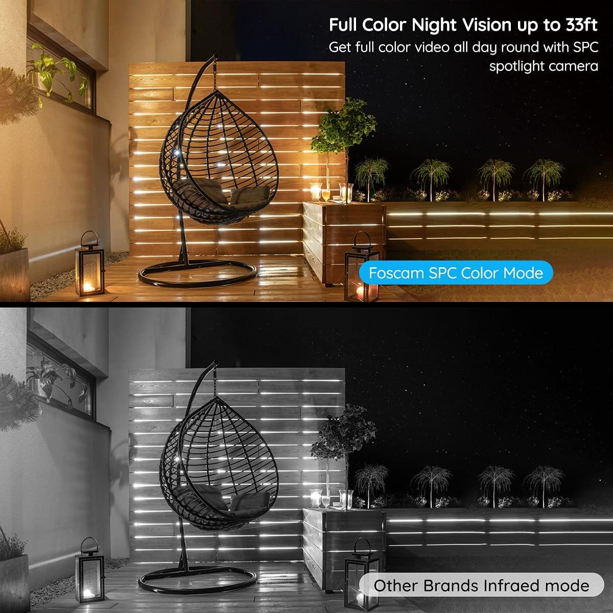 Foscam 2K/4MP Spotlight Security Camera
