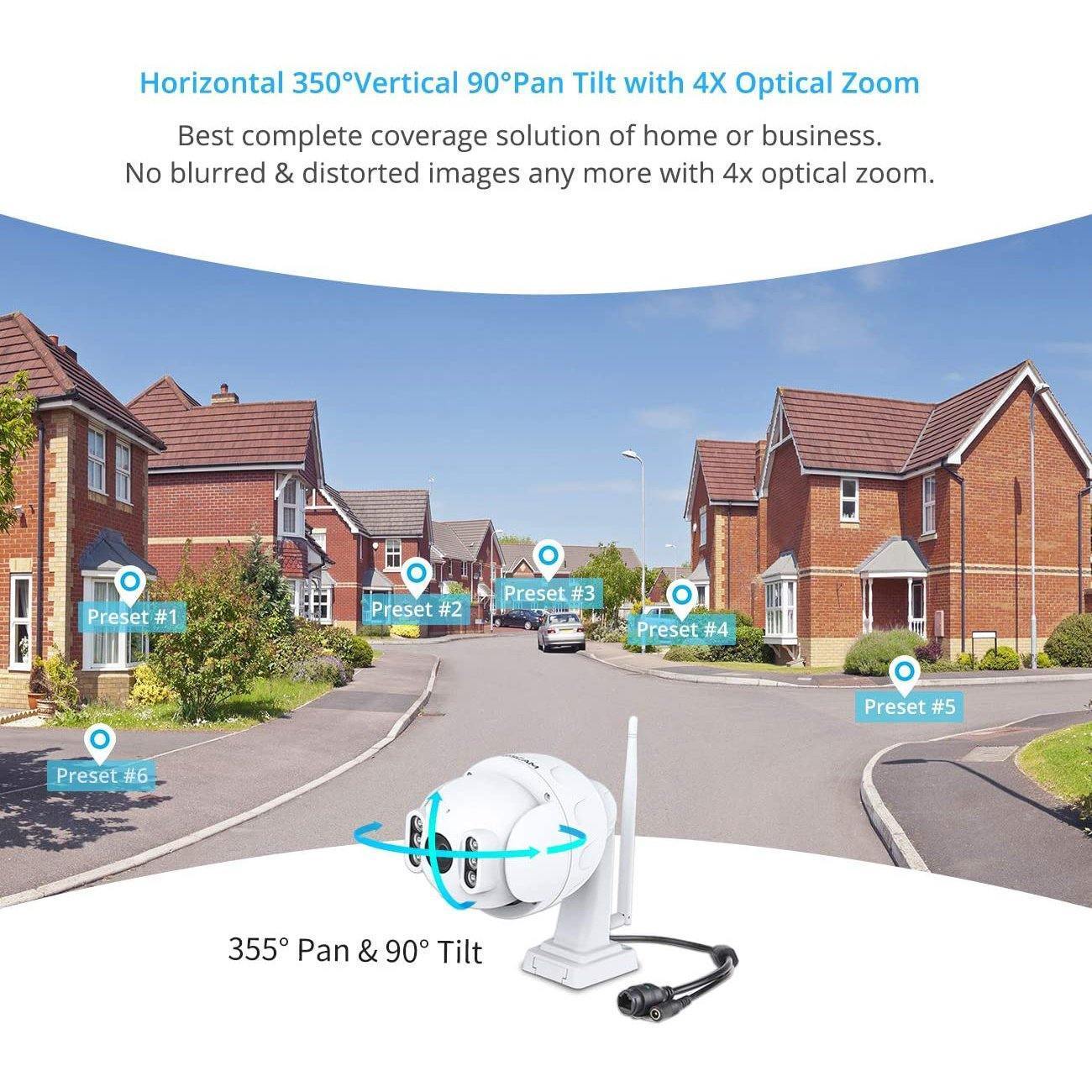 Foscam Refurbished HT2 1080p Outdoor 2.4g/5gHz WiFi PTZ IP Camera