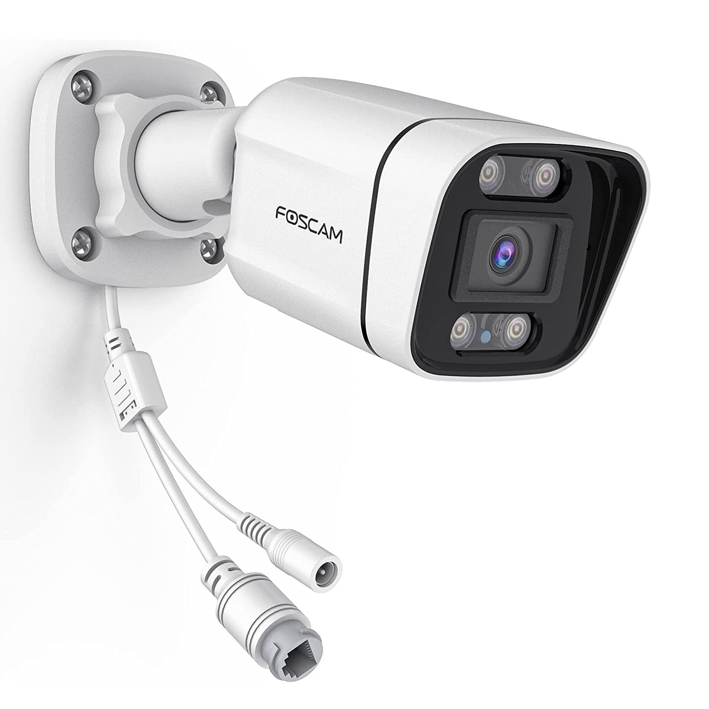 Caméra IP extérieure PoE 5 MP avec spots lumineux et sirène - Foscam V5EP